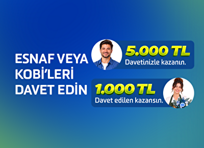  Esnaf veya KOBİ’leri Davet Et